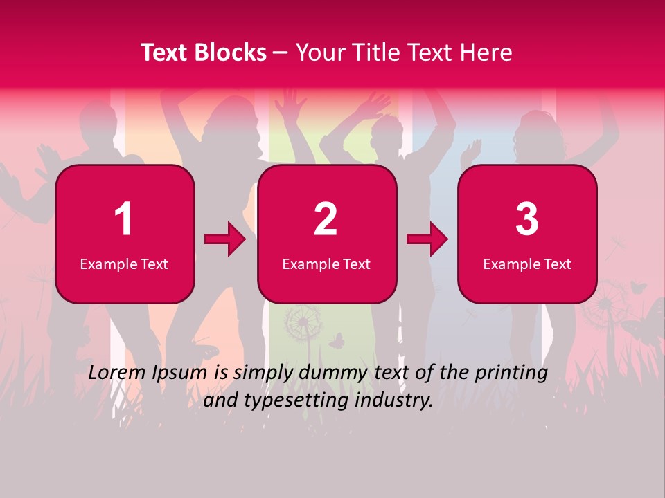 Grass Success People PowerPoint Template