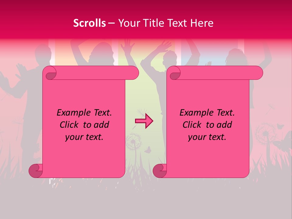 Grass Success People PowerPoint Template