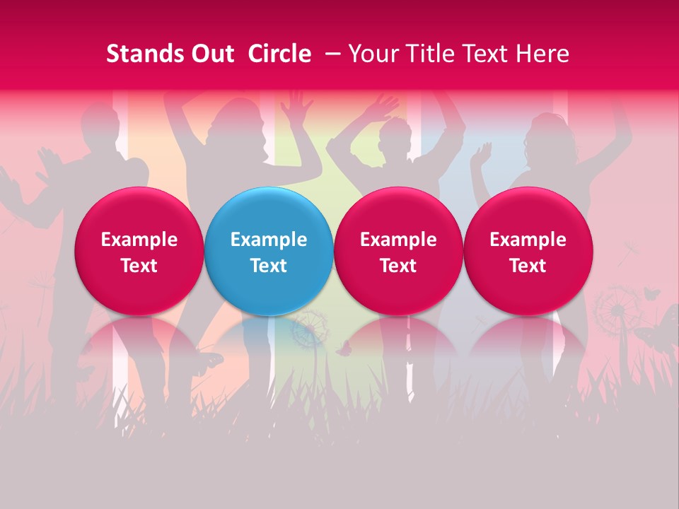 Grass Success People PowerPoint Template