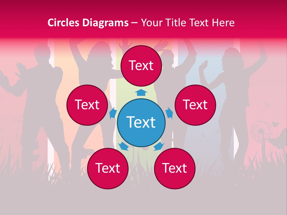 Grass Success People PowerPoint Template