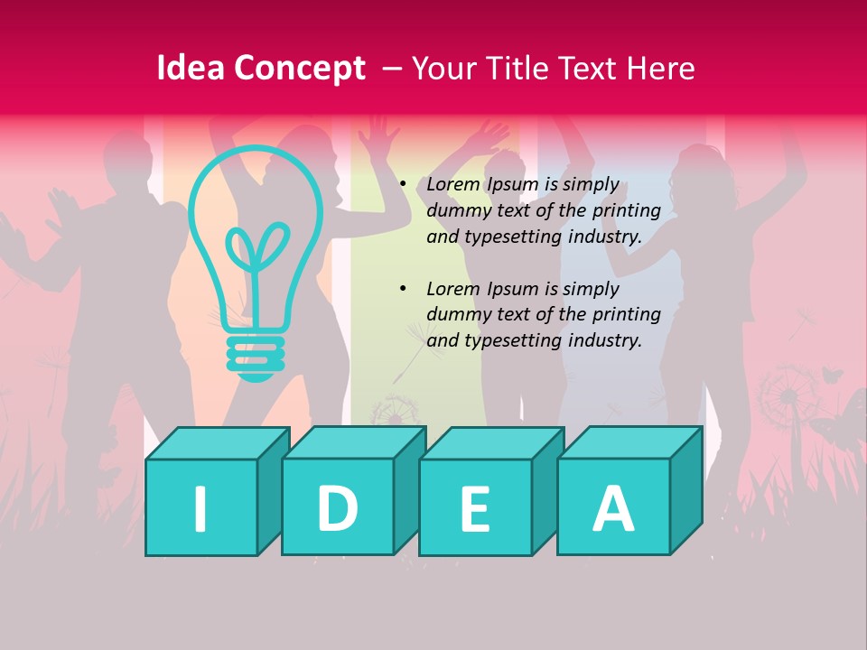 Grass Success People PowerPoint Template