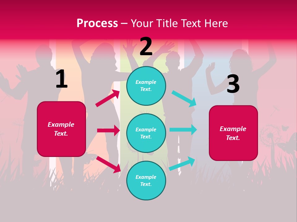 Grass Success People PowerPoint Template