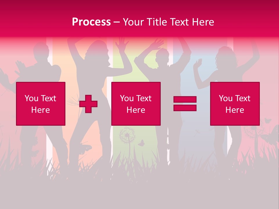 Grass Success People PowerPoint Template