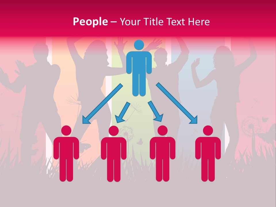 Grass Success People PowerPoint Template