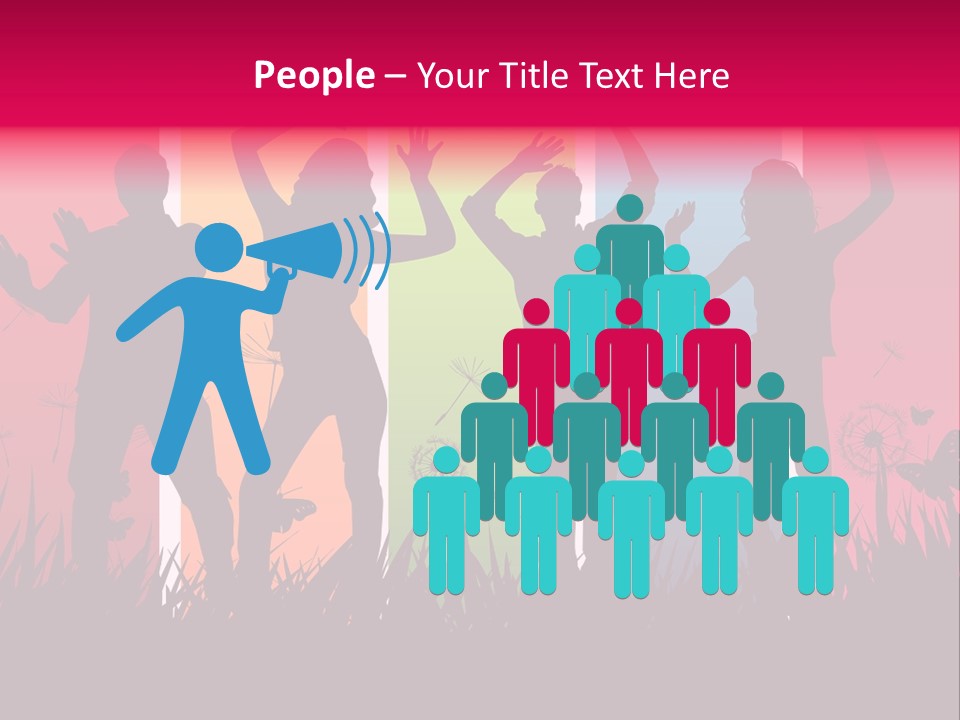 Grass Success People PowerPoint Template