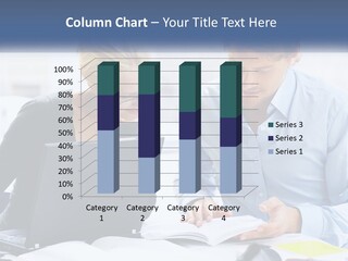 A Man And Woman Looking At A Laptop Screen PowerPoint Template