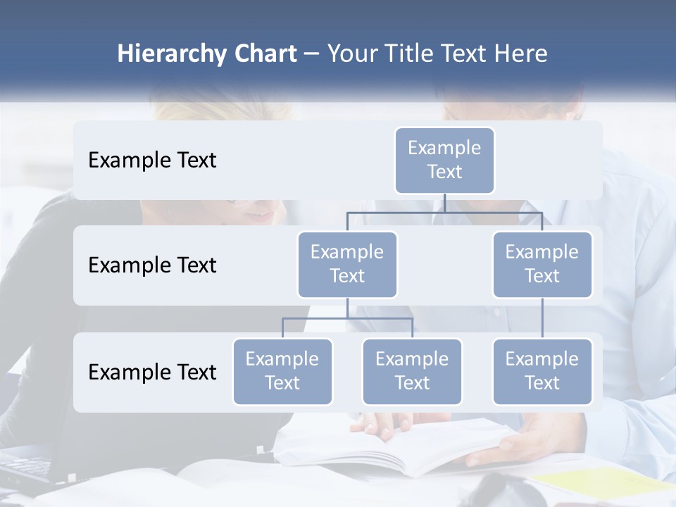 A Man And Woman Looking At A Laptop Screen PowerPoint Template