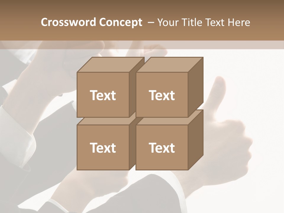 Showing Occupation Leadership PowerPoint Template