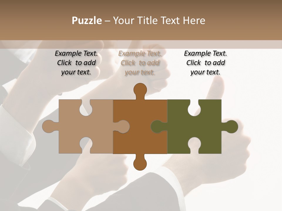 Showing Occupation Leadership PowerPoint Template