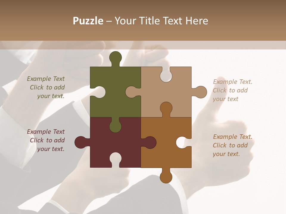 Showing Occupation Leadership PowerPoint Template