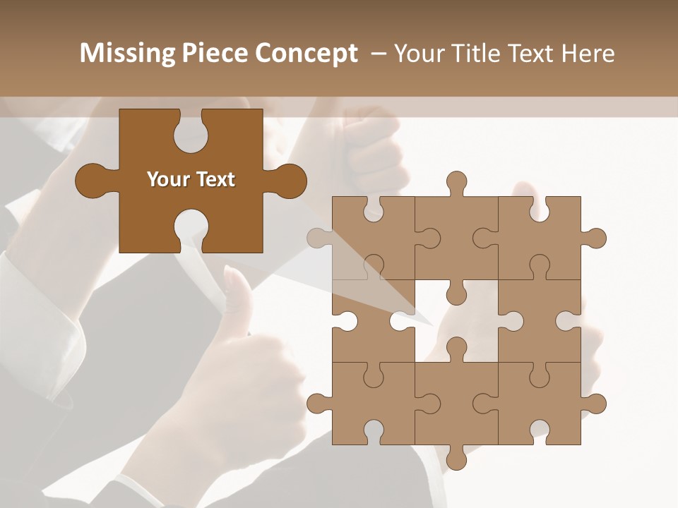 Showing Occupation Leadership PowerPoint Template