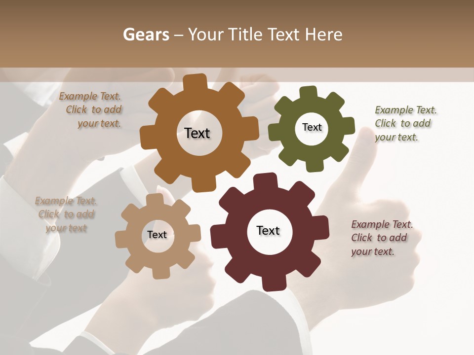 Showing Occupation Leadership PowerPoint Template