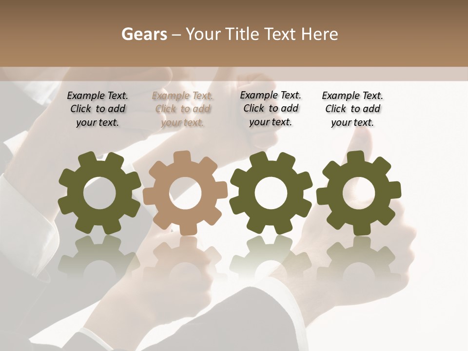 Showing Occupation Leadership PowerPoint Template