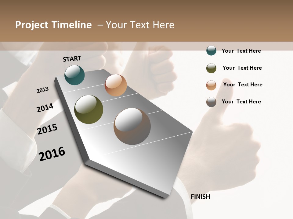 Showing Occupation Leadership PowerPoint Template