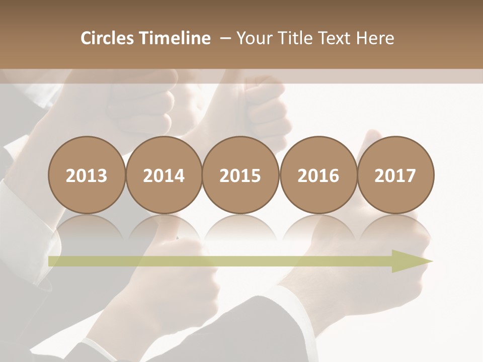 Showing Occupation Leadership PowerPoint Template