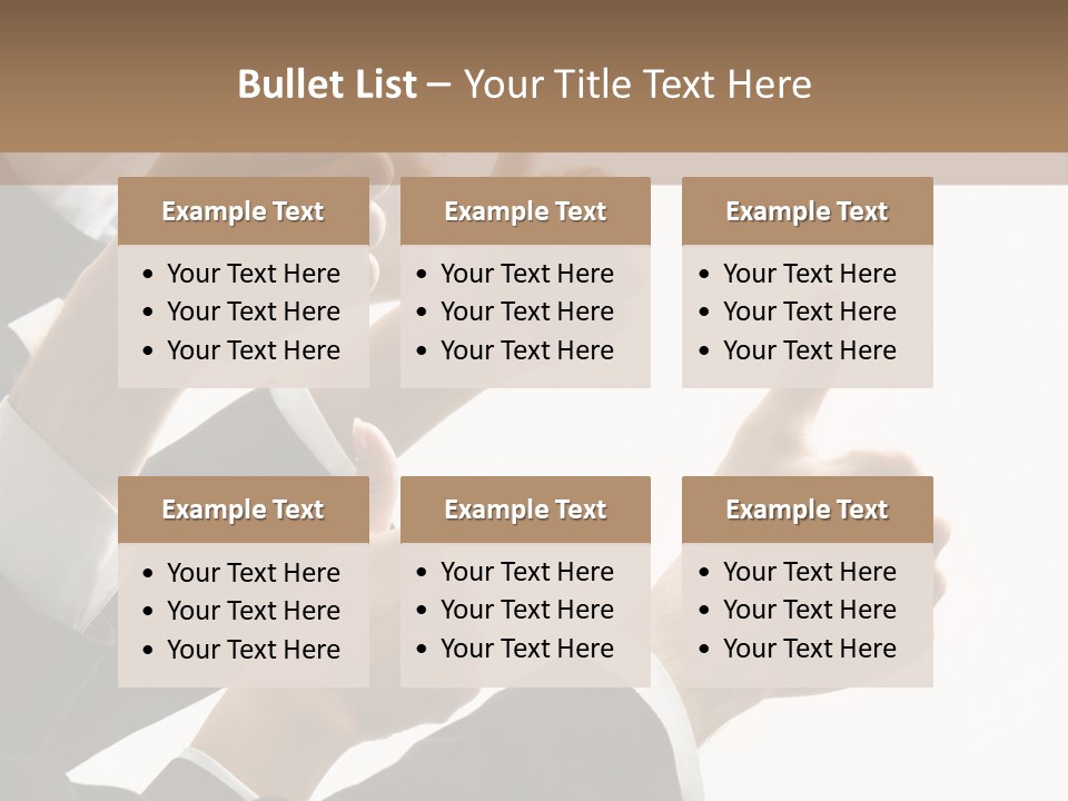 Showing Occupation Leadership PowerPoint Template