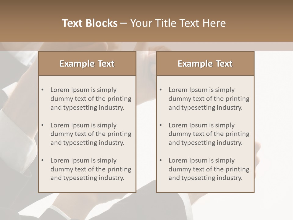 Showing Occupation Leadership PowerPoint Template