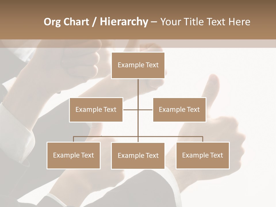 Showing Occupation Leadership PowerPoint Template