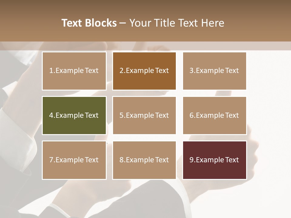 Showing Occupation Leadership PowerPoint Template