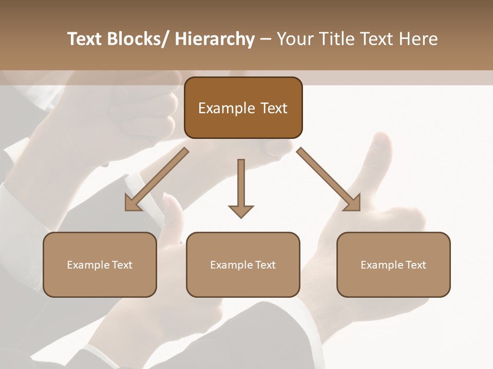 Showing Occupation Leadership PowerPoint Template