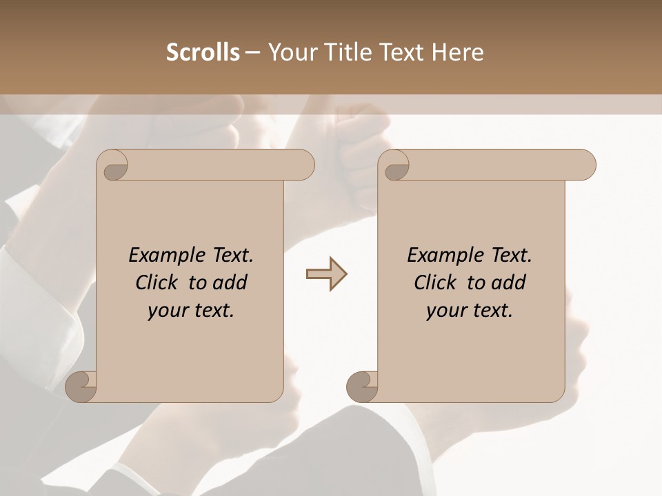 Showing Occupation Leadership PowerPoint Template