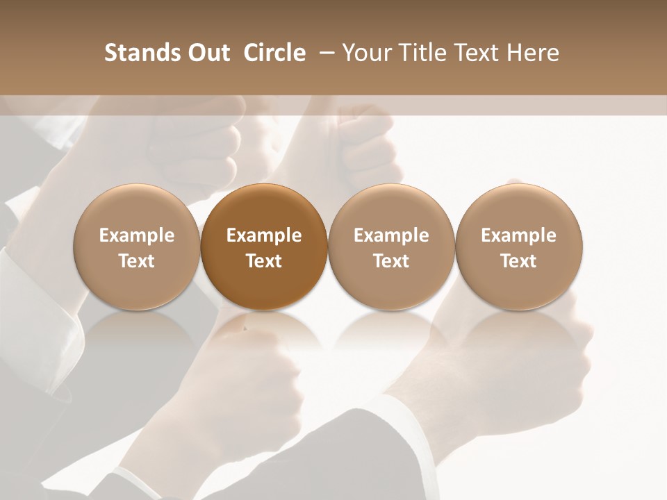 Showing Occupation Leadership PowerPoint Template