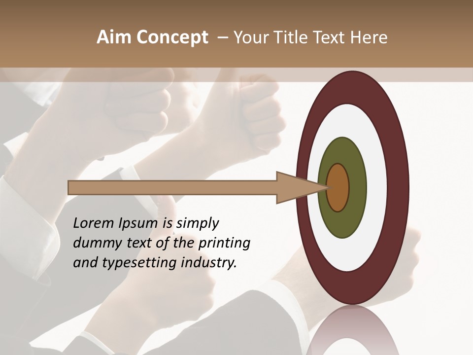 Showing Occupation Leadership PowerPoint Template
