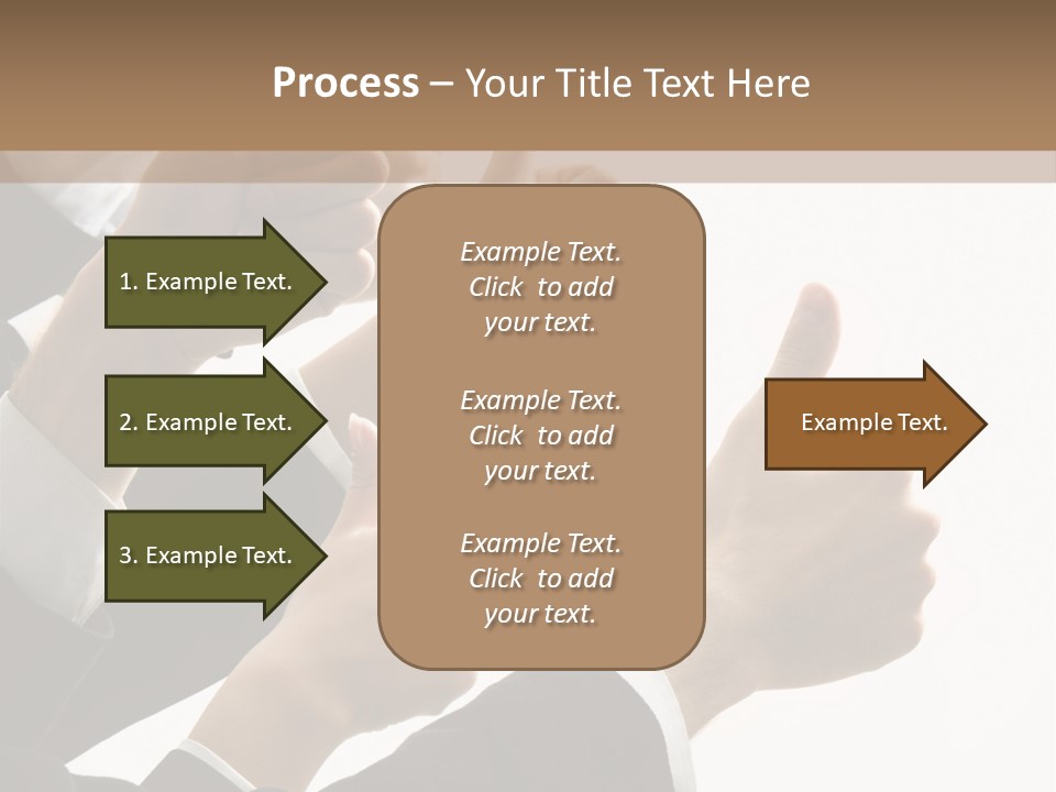 Showing Occupation Leadership PowerPoint Template