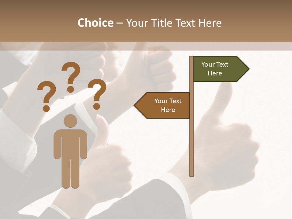 Showing Occupation Leadership PowerPoint Template