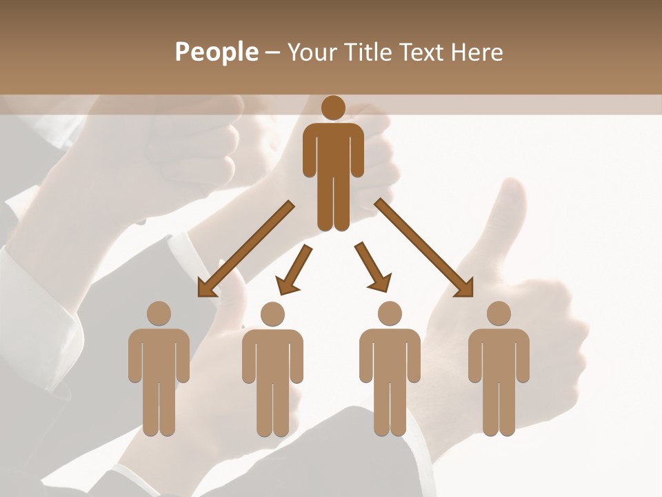 Showing Occupation Leadership PowerPoint Template