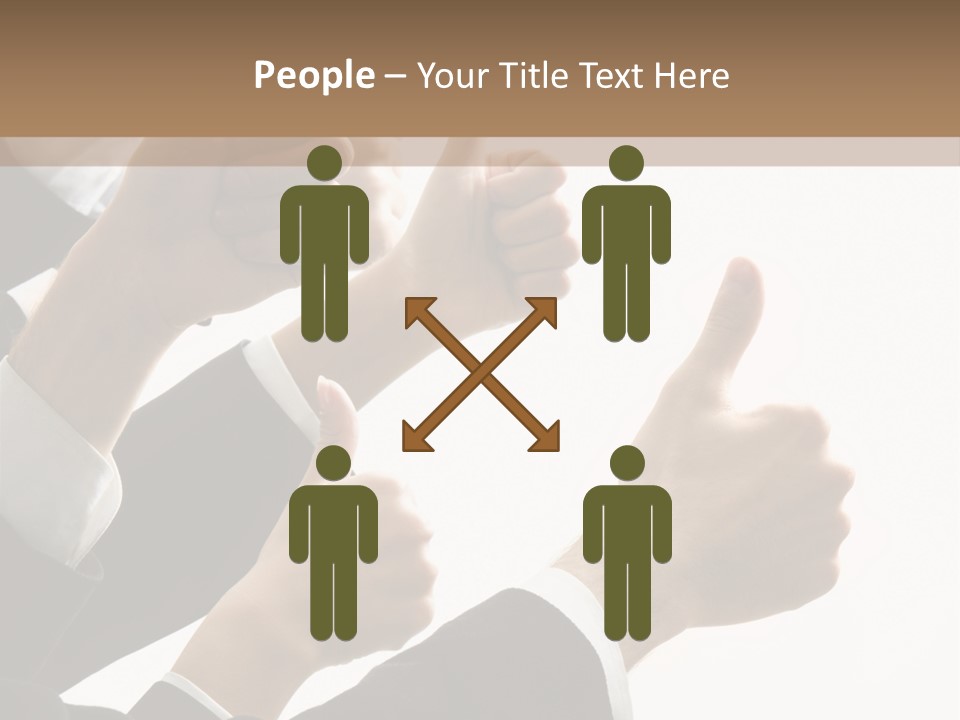 Showing Occupation Leadership PowerPoint Template