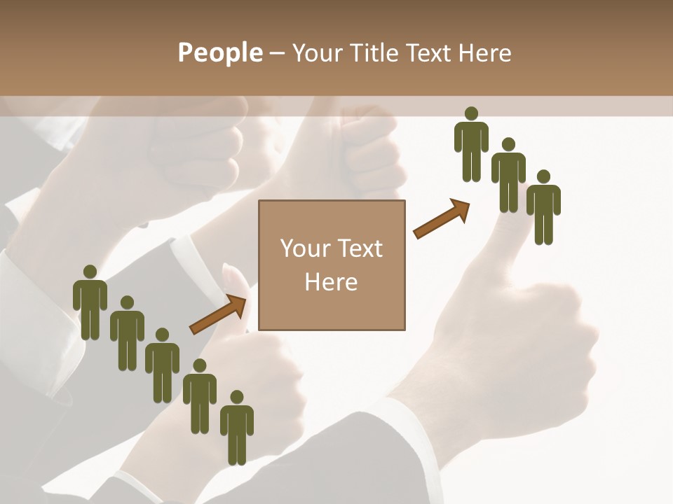 Showing Occupation Leadership PowerPoint Template