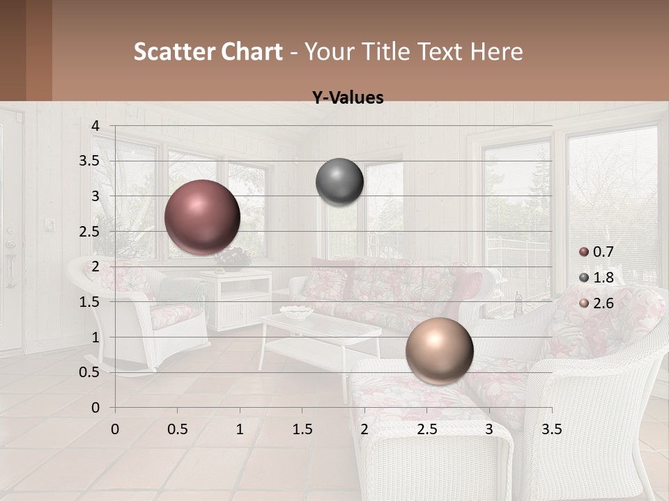 Furniture Suburban Window PowerPoint Template