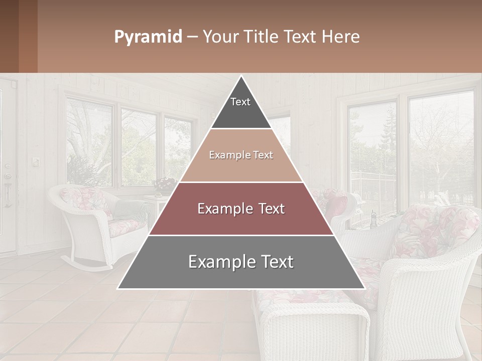 Furniture Suburban Window PowerPoint Template