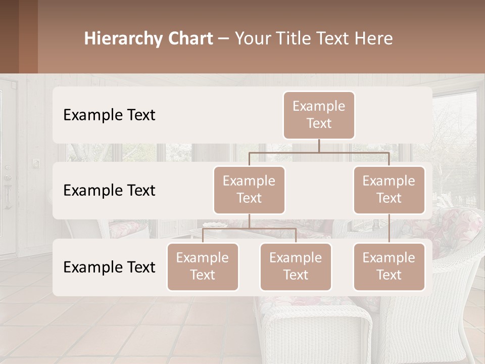 Furniture Suburban Window PowerPoint Template