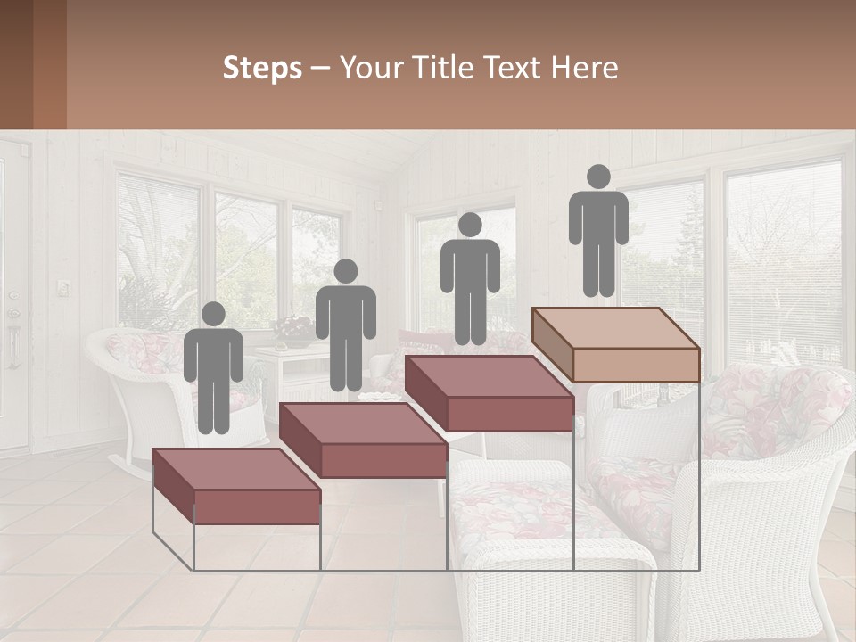 Furniture Suburban Window PowerPoint Template