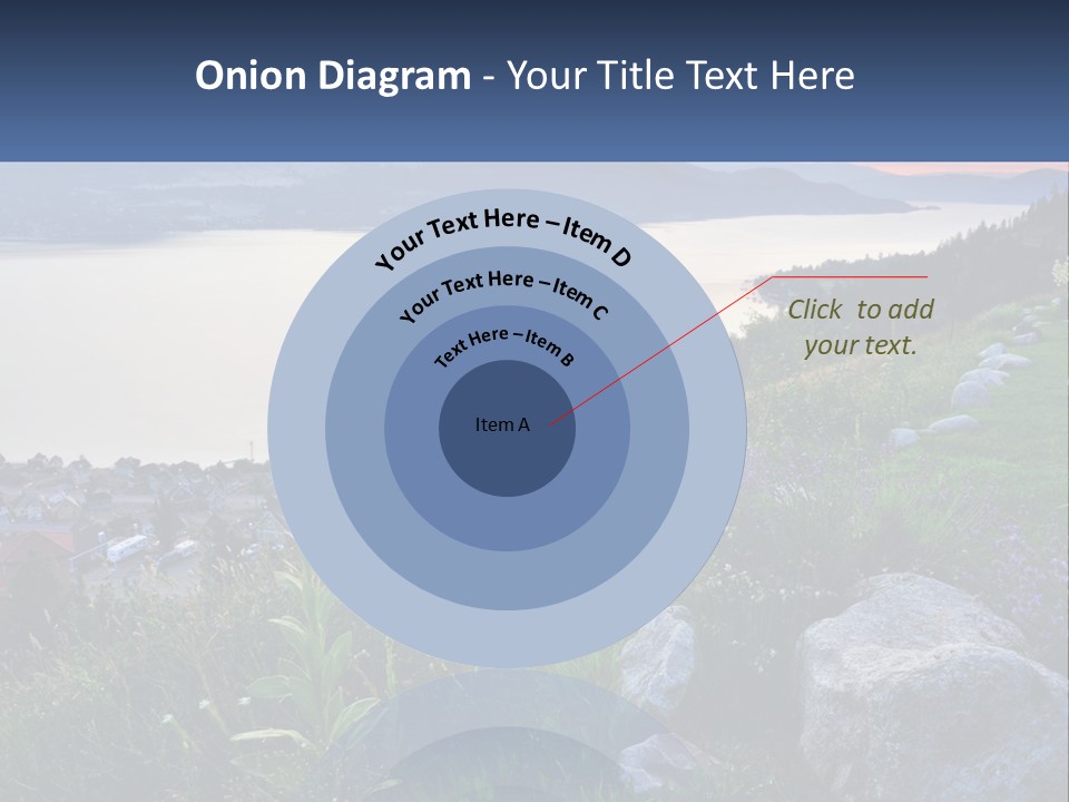 Bush Cloud Hillside PowerPoint Template
