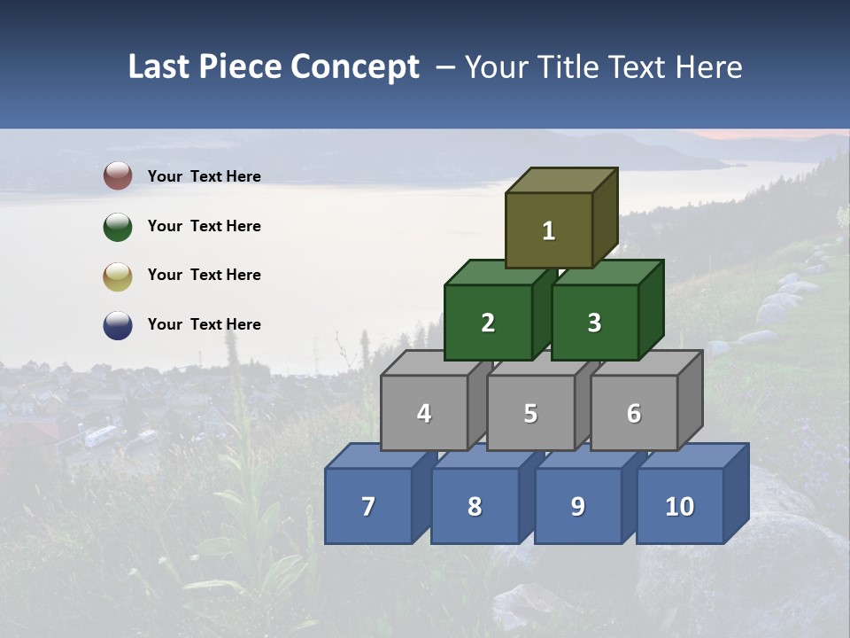 Bush Cloud Hillside PowerPoint Template