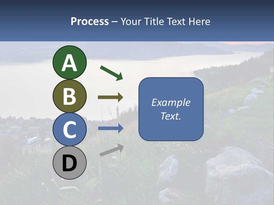 Bush Cloud Hillside PowerPoint Template