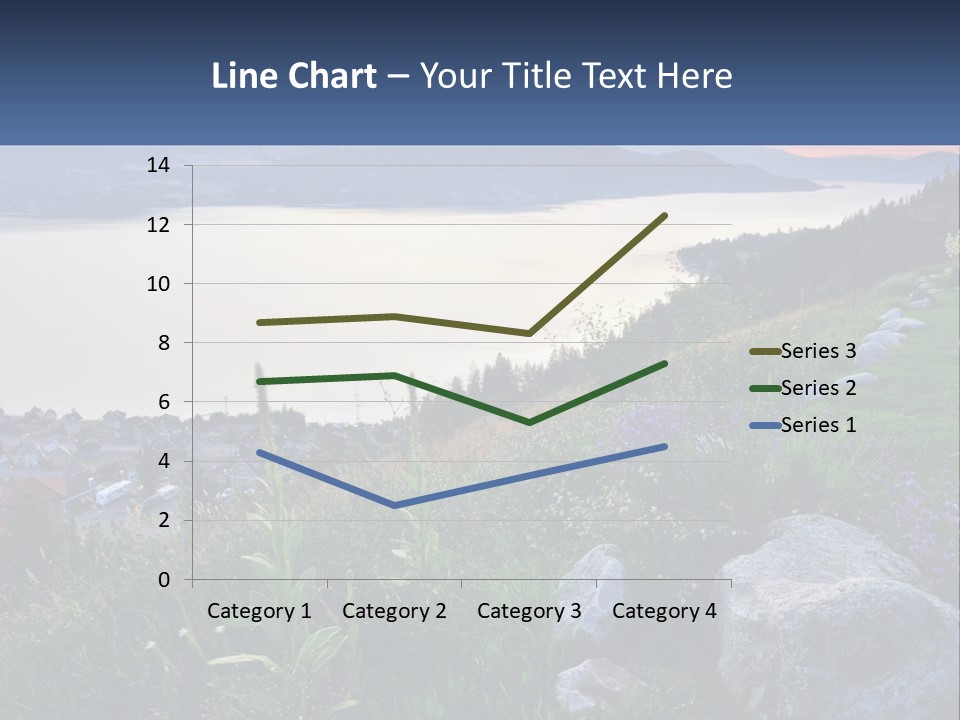 Bush Cloud Hillside PowerPoint Template
