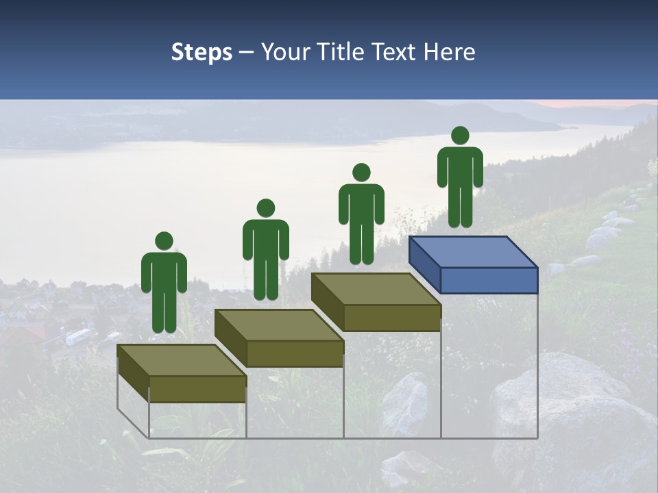 Bush Cloud Hillside PowerPoint Template