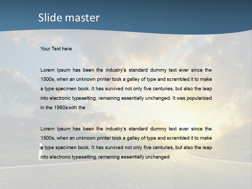 Way Field Escape PowerPoint Template