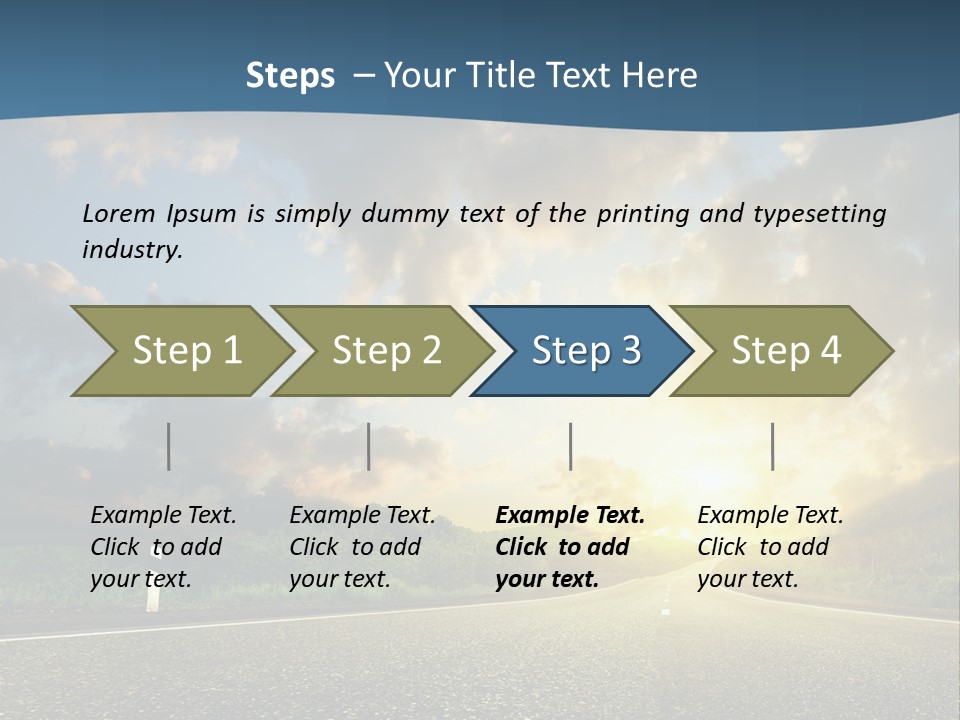 Way Field Escape PowerPoint Template