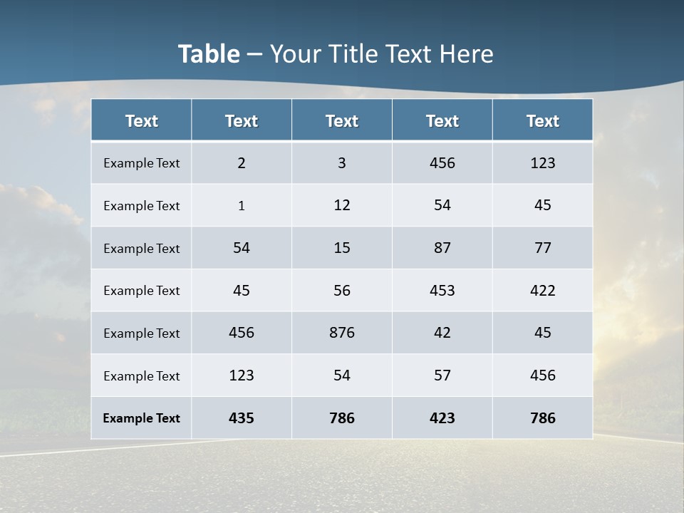 Way Field Escape PowerPoint Template