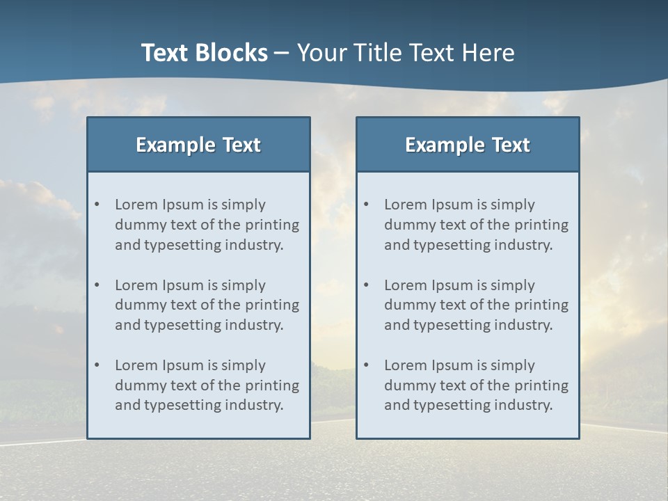 Way Field Escape PowerPoint Template