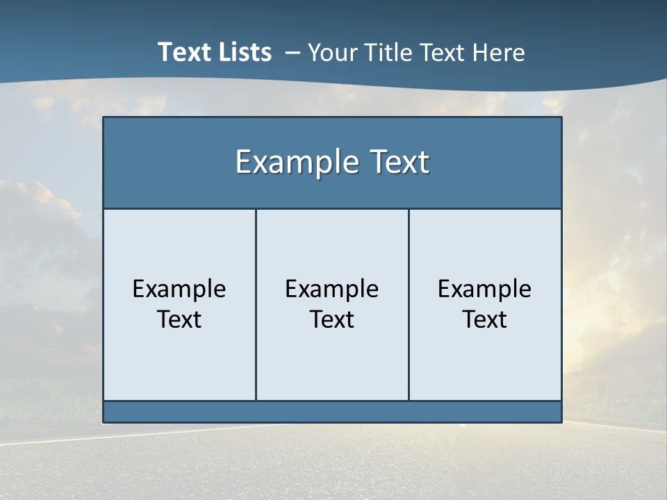 Way Field Escape PowerPoint Template