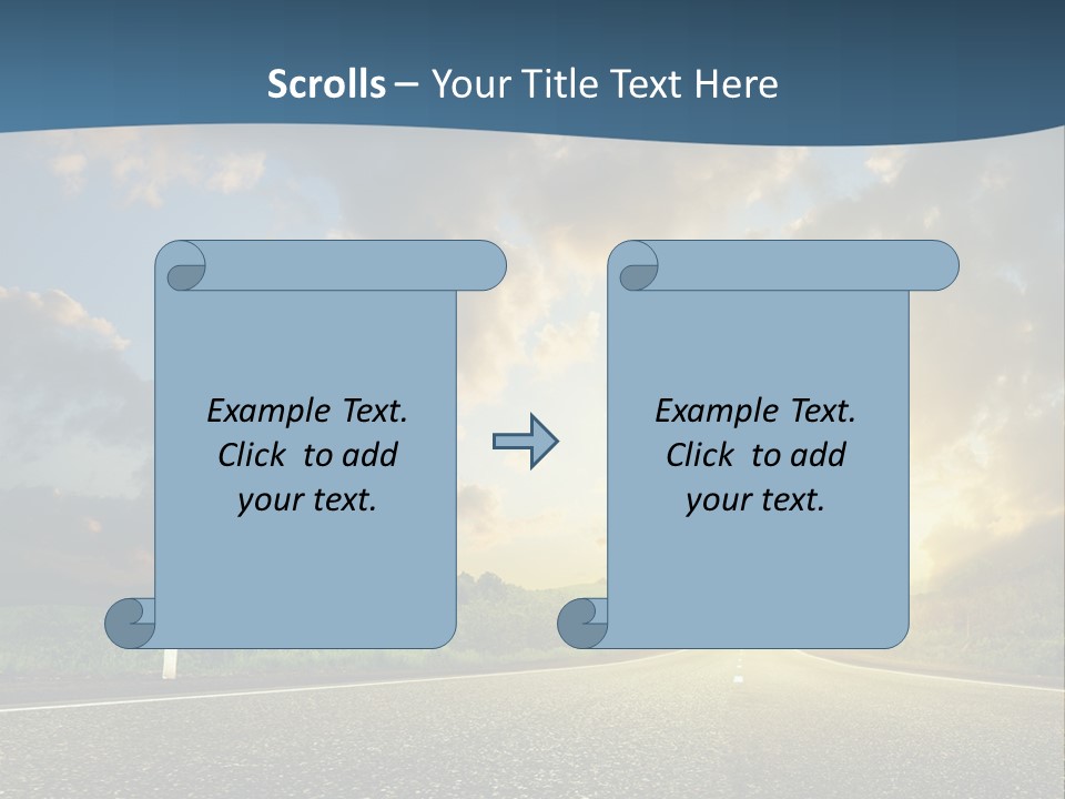 Way Field Escape PowerPoint Template