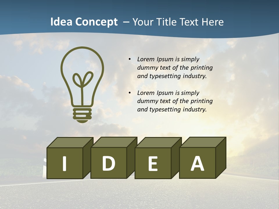 Way Field Escape PowerPoint Template