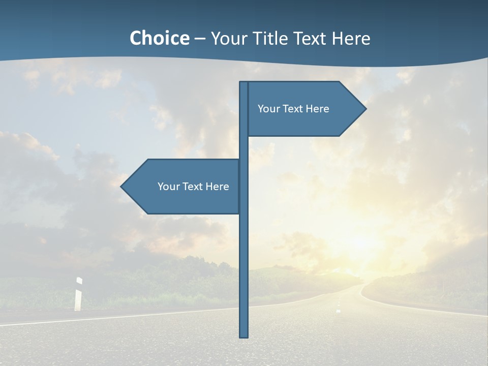 Way Field Escape PowerPoint Template