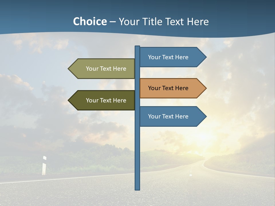Way Field Escape PowerPoint Template